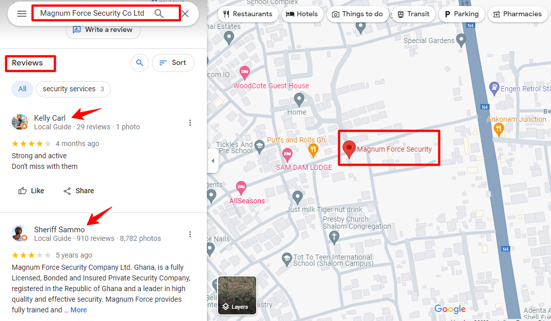 Magnum-Force-Security-Co-Ltd-Google-Maps and reviews