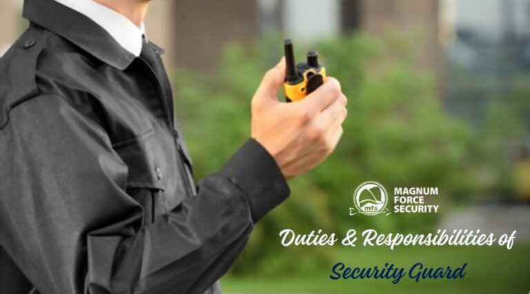 Duties & Responsibilities of Security Guard in Ghana