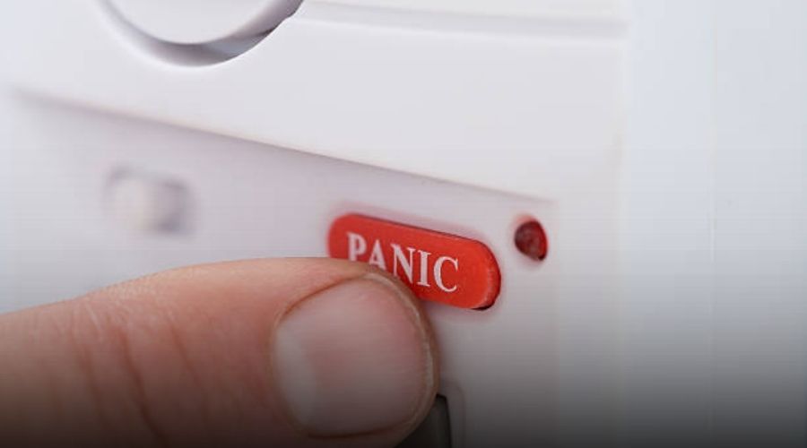 Panic button security systems